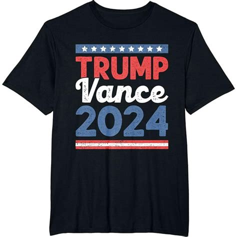 Trump Vance 2024 Donald Trump J D Vance For President T Shirt