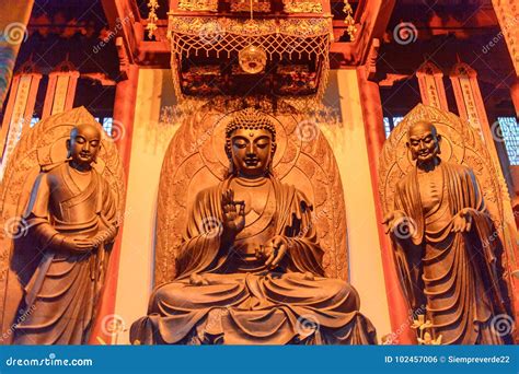 Lingyin Temple Temple Of The Soul S Retreat Complex Stock Photo