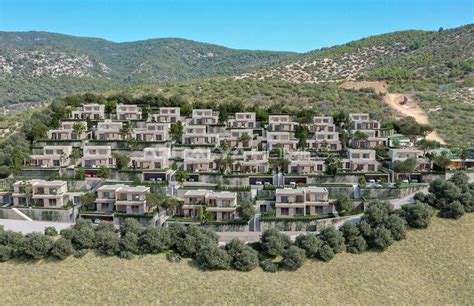 Detached Real Estate With Unique Sea Views In Bodrum Turkey