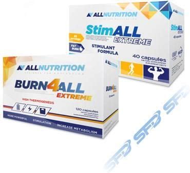 Allnutrition Burn4All Extreme + Stimall Extreme 120Caps+40Caps Reduktor ...
