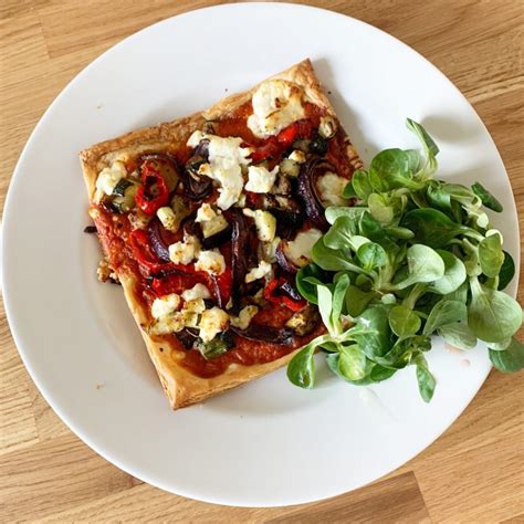 Red Pepper Pesto And Goats Cheese Tart Documenting My Dinner