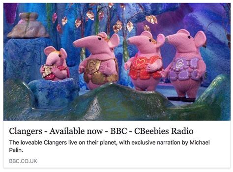 All this rain is the perfect excuse to get cosy on the sofa and listen to the Clangers on ...