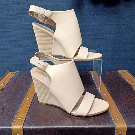 Vince Leather Karen Sling Backs Womens Size 8 Nude S