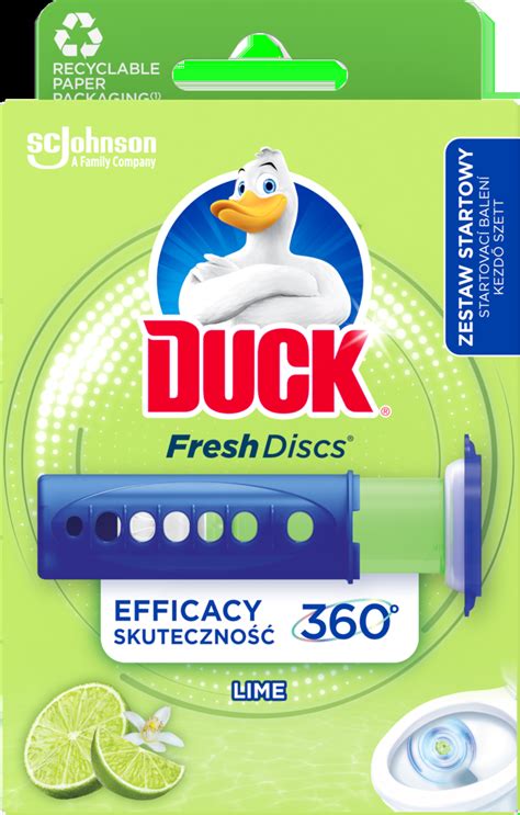 DUCK Fresh Discs krążek do WC żelowy o zapachu Limonkowym 36 ml