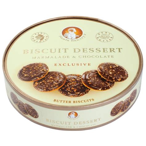 Печенье Santa Bakery Biscuit Dessert Marmalade & Chocolate сдобное ...