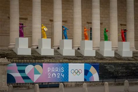 Париж Франція 2024 Олімпійські Ігри Париж 2024 Року Вид Французьку ...