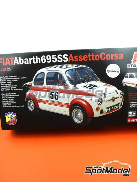 Italeri Car Scale Model Kit Scale Fiat Abarth Ss