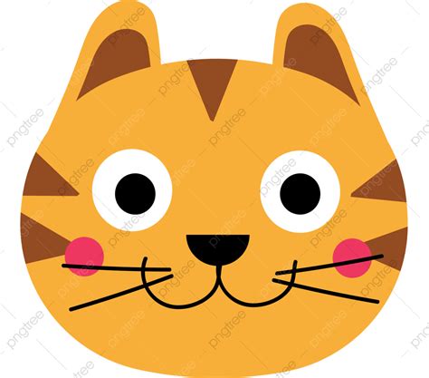 Cartoon Cat Face PNG Transparent Background And Clipart, 42% OFF