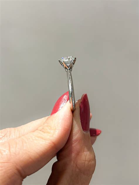 Anel Solit Rio Moissanite Ct Prata