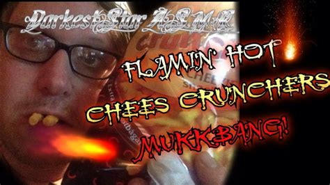 ASMR Flaming Hot Cheese Crunchers MUKBANG Crunch Sounds YouTube