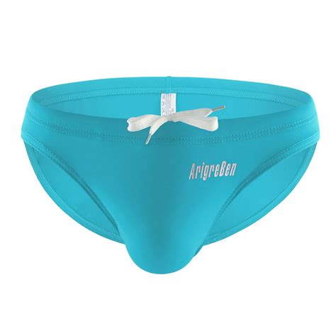 Zuwimk Men Underwear Boxer Brief Men S Ice Silk Thong Bikini Low Rise Soft Briefs Underwear Sky