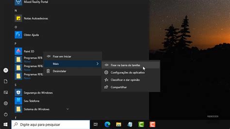 Como Fixar Ícone De Programa Ou Aplicativo Na Barra De Tarefas Do