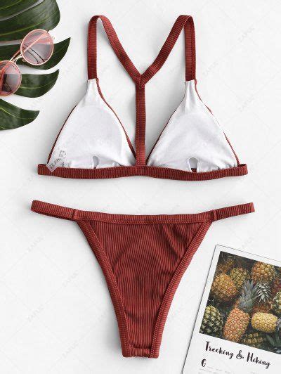 String Bikinis Swimwear String Bikini Bottoms Tops ZAFUL