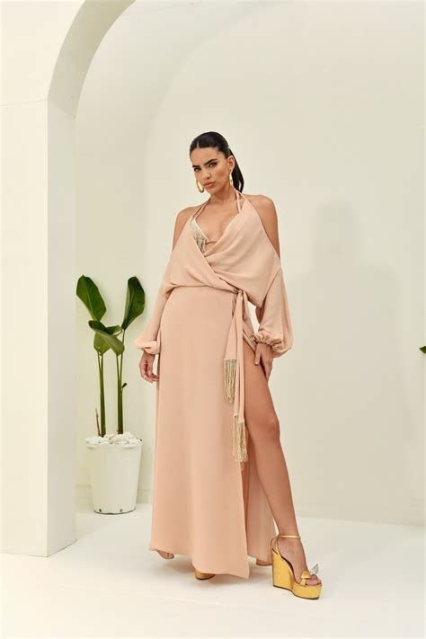 Vestido Núbia Nude Voga Brand