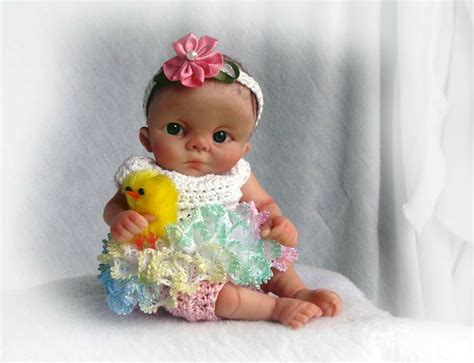 TRice OOAK BABIES 2014 Dollhouse Nursery Tiny Dolls Miniature Dolls