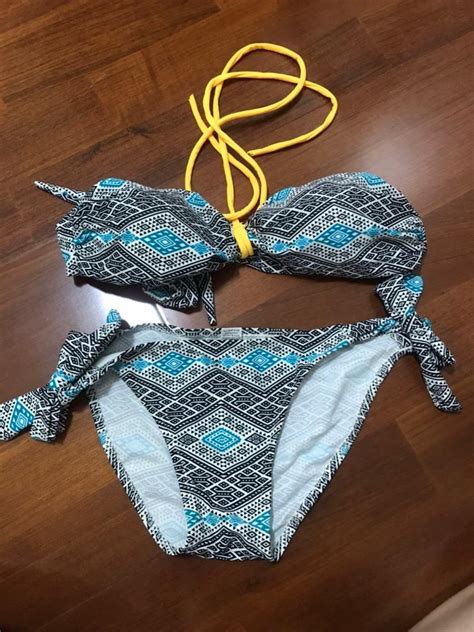 泰國 幾何 綁帶 bikini 比基尼 她的時尚 內衣褲小可愛睡衣在旋轉拍賣