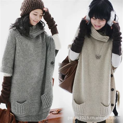 Купить длинная для беременных свитер широкий весна и осень верхняя ...