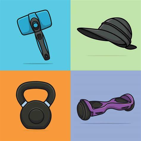 set  differents kind  elements vector illustration  vector