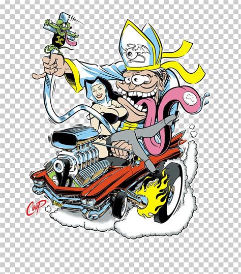 Rat Fink Hot Rod Poster Art Rat Rod PNG Clipart Art Artist Cartoon Coop Ed Roth Free PNG