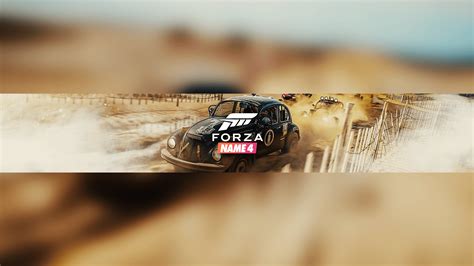 Free Forza Horizon 4 Youtube Banner Template 5ergiveaways