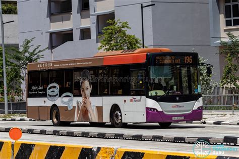 Bus 196 SBS Transit Scania K230UB Euro V SBS8905M Land Transport Guru