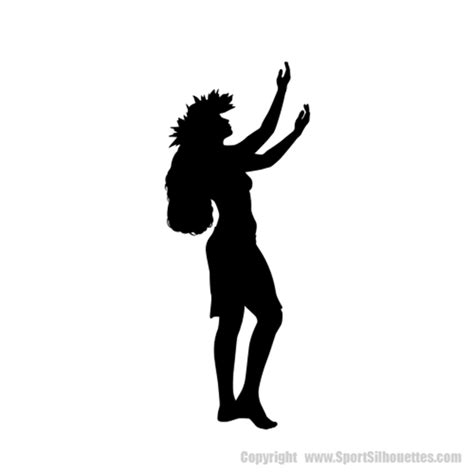 Hawaiian Hula Dancer Vinyl Decals Hawaiian Decor Hawaiian Island Hula