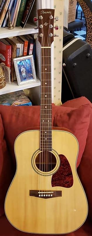 Ibanez Artwood Aw10 Solid Spruce Top Acoustic Guitar Reverb