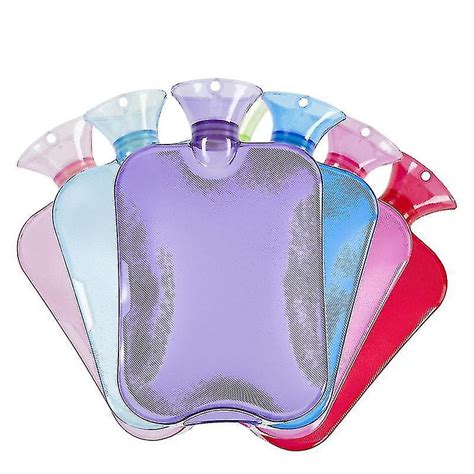 Rubber Hot Water Bottle Transparent Hot Water Bag Liter Blue Qyroadwolf Fruugo Uk