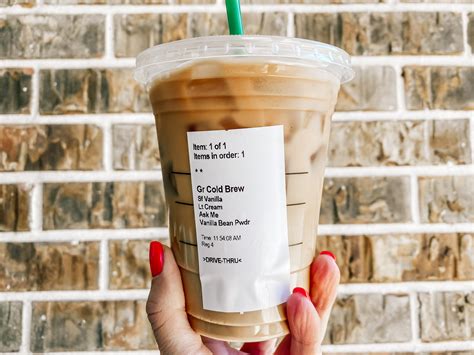 HEALTHY STARBUCKS DRINK ORDER: Vanilla Bean Coconut Milk Latte