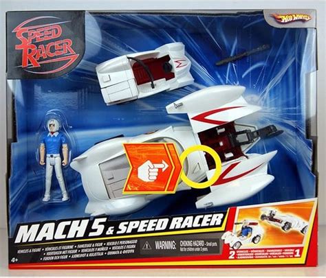 Mattel Hot Wheels Speed Racer Mach Speed Racer Vehicle Figure Deluxe Bol