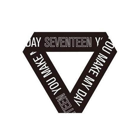 SEVENTEEN You Make My Day Logo Poster By Kpop Deals Di 2020 Stiker