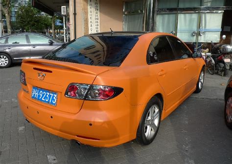 Mazda 6 Is Matte Orange In China