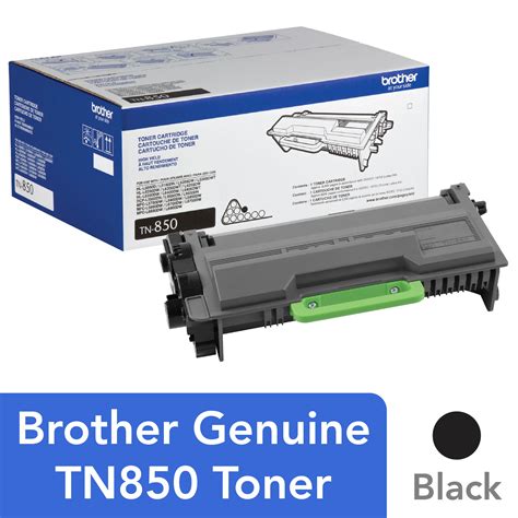 Brother Genuine High Yield Toner Cartridge TN850 Replacement Black