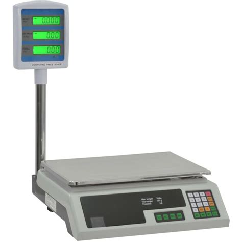 Balance Électronique Plate forme Pesée LCD Colis 30 kg Peson Numérique