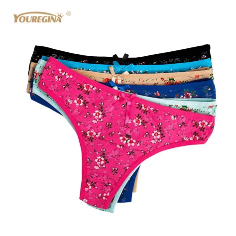 Buy Youregina Women Underwear Floral Print Seamless