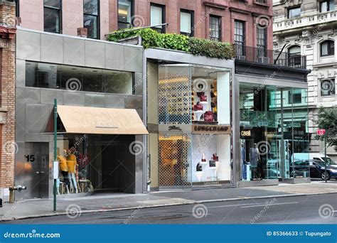 New York fashion shops editorial stock photo. Image of apparel - 85366633