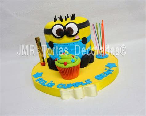 Torta Y Cookies Mi Villano Favorito Minions JMR Tortas Decoradas