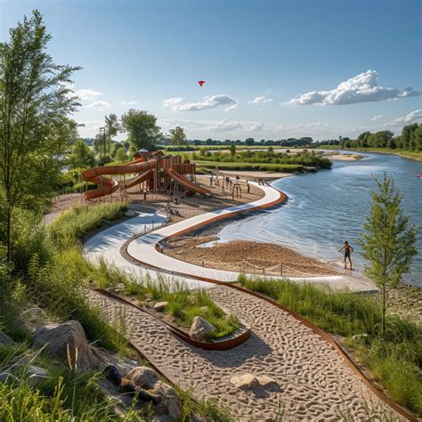 scenic outdoor park image park river greenery