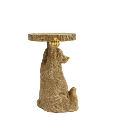 Side Table Animal Bear Oro Kare