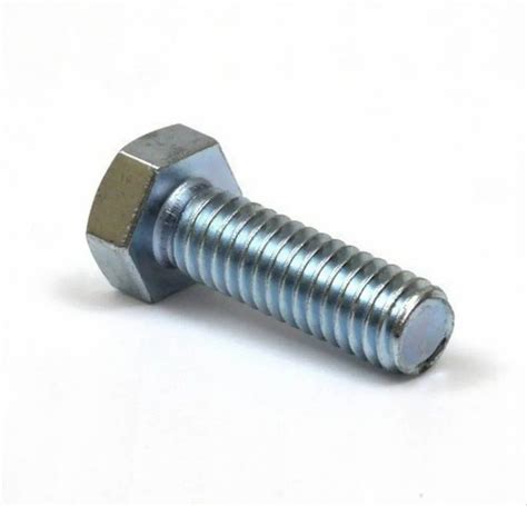 Polished 2inch Mild Steel Nut Bolt For Hardware Fitting Grade EN24