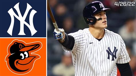 New York Yankees Vs Baltimore Orioles Game Highlights 4 26 22