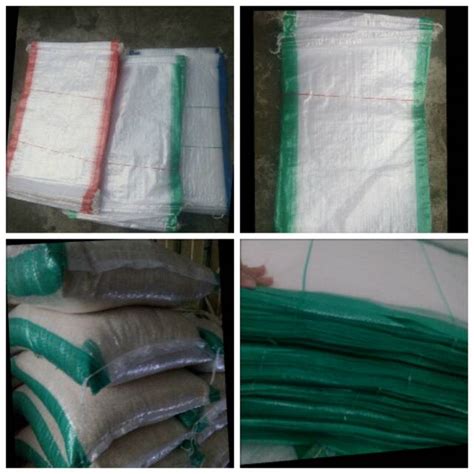 jual karung beras transparan  kg isi  lb indonesiashopee indonesia