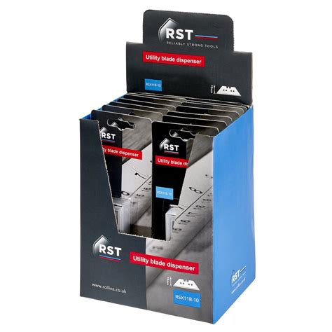 Rst Replacement Utility Blades X 10 Rollins And Sons London Ltd