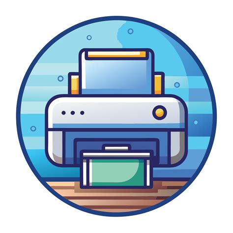 modern cute printer art illustration design  vector art  vecteezy