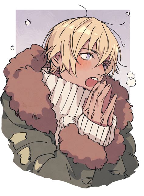 Yuu Guruko Amuro Tooru Meitantei Conan Absurdres Highres Boy Blonde Hair Blue Eyes