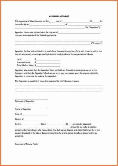 Free Affidavit Form Examples 44 Pdf Examples