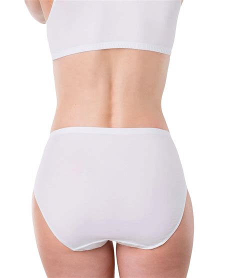 Elita Culotte à taille haute en coton extensible Essentials modèle