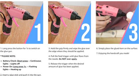 GoGonova 15s Fast Cordless Hot Glue Gun With 5Ah Built In Battery Kit With 25 Pcs Premium Mini