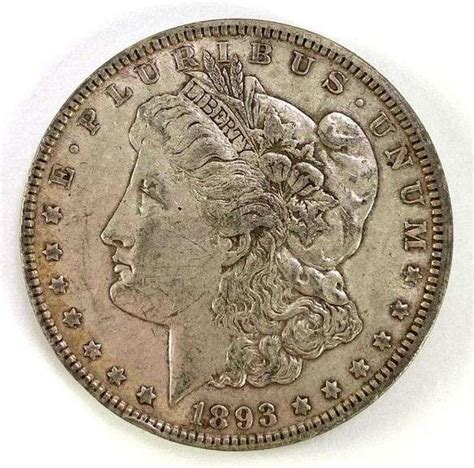 1893 Morgan Silver Dollar Matthew Bullock Auctioneers