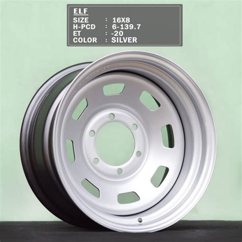 jual velg baja ring  hole  mobil elf offroad   lebar